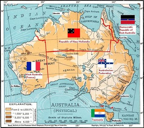 MAP Australian Map Of The World